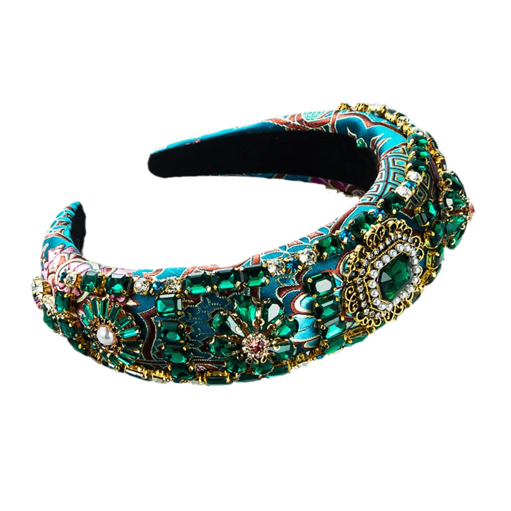Cerchietto per capelli da donna con strass scintillanti, semplice, idea regalo 3