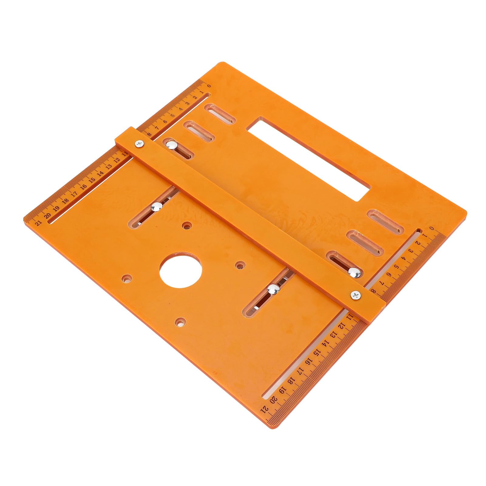 Milling Table Insert Plates, Cutting Machine Backing Board, Plate with Punch Design, 28x25 Cm, Table Insert Plate Router Insert Plate