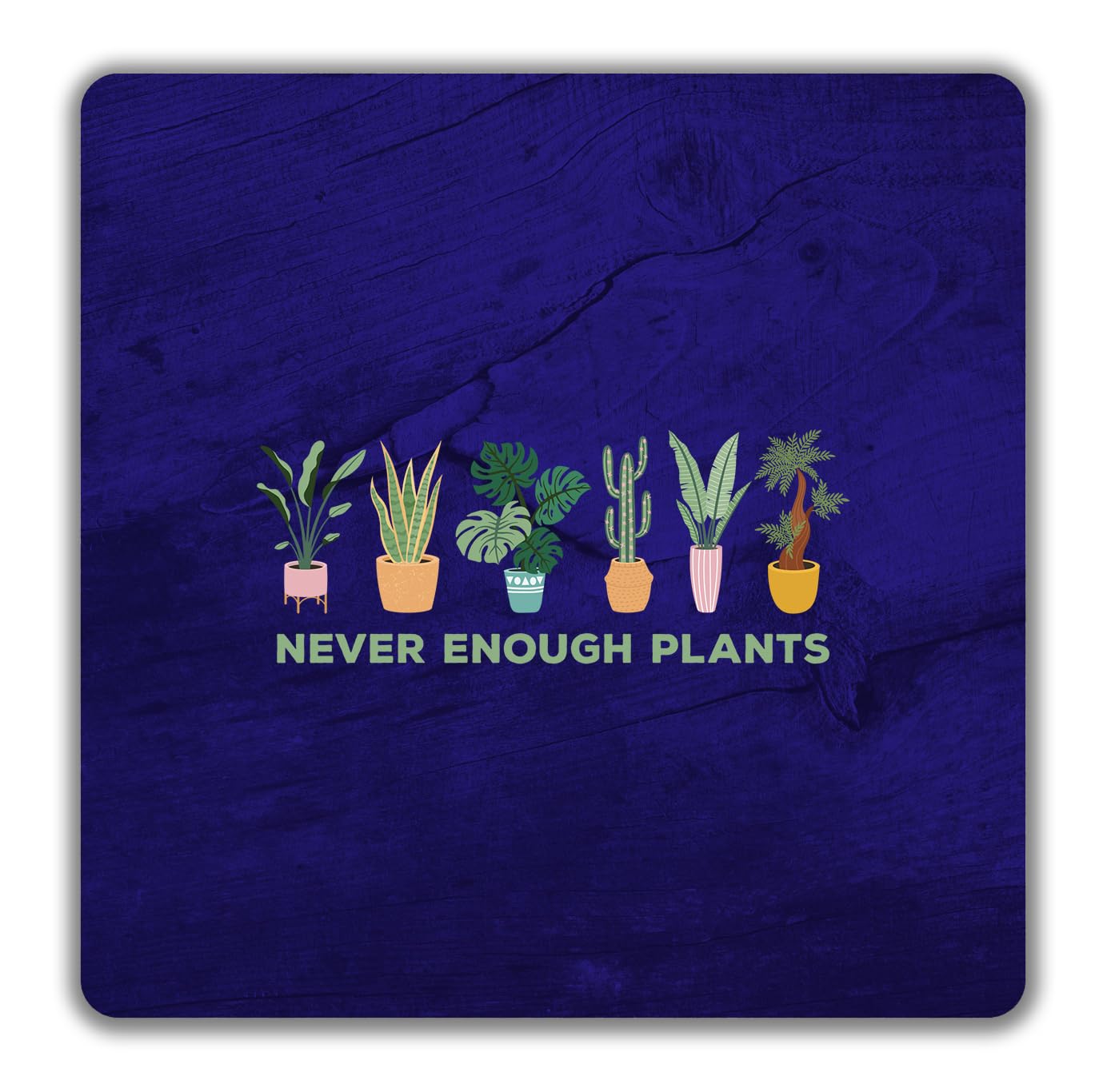 Shopagift Funny Gardening 2 Pack Coasters Plants Gardener Gift - 9cm x 9cm