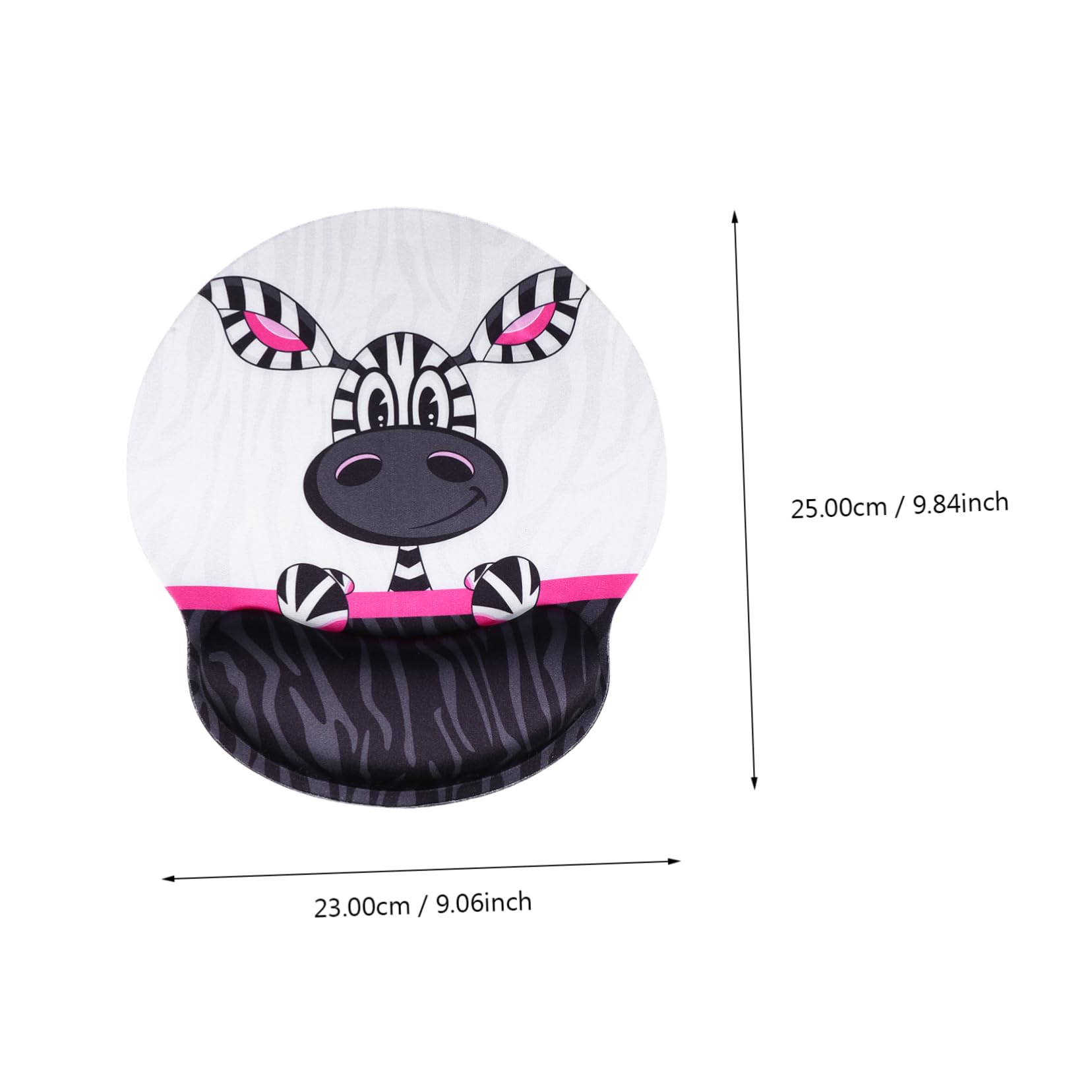Lurrose 2 STK Handgelenk Mauspad Mauspad-Handgelenkstütze mit Handgelenkauflage Computer- Wrist Support Gaming Mouse pad entzückendes Gaming- Mausauflage Stoff Weiß