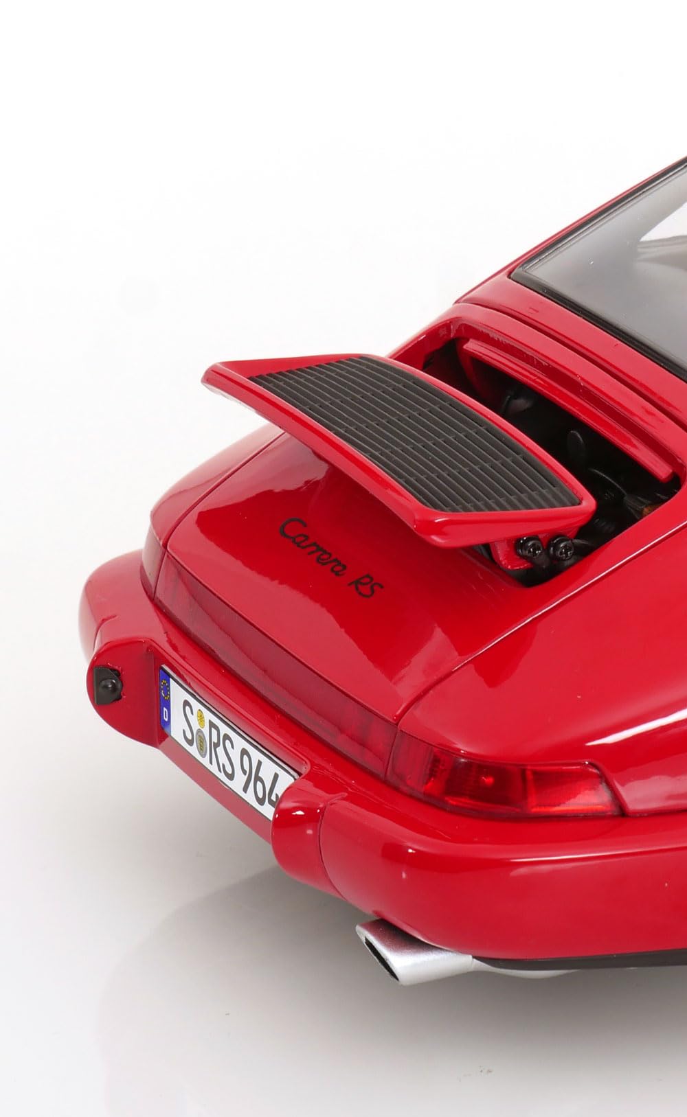 KK Scale KKDC120242C - Porsch. 911 (964) RS with Cup Rims Red 1992 with Openings - Scala 1/12 - modellino Auto