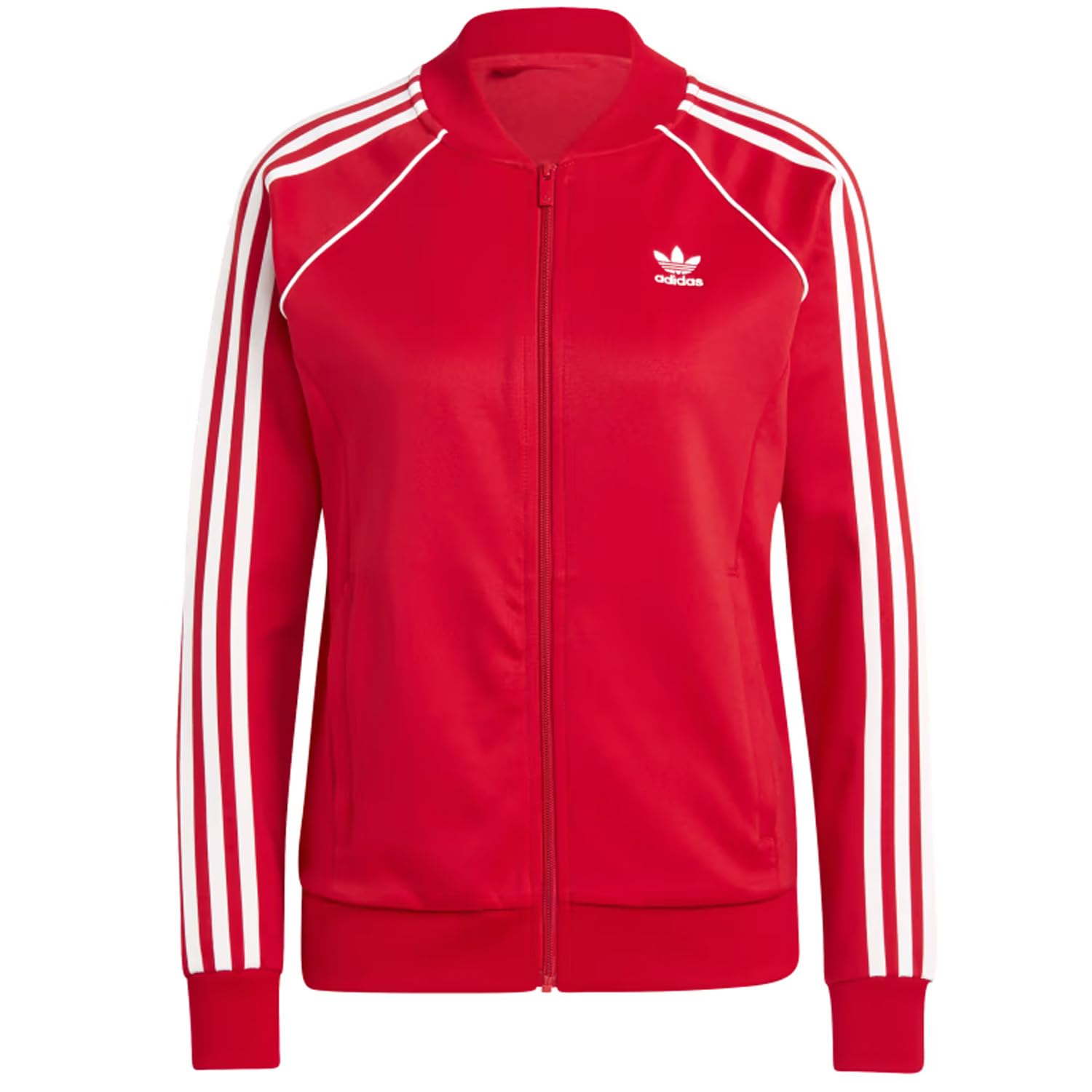 Adidas TRACK TOP ADICOLOR Felpa da Donna Rossa IK4032