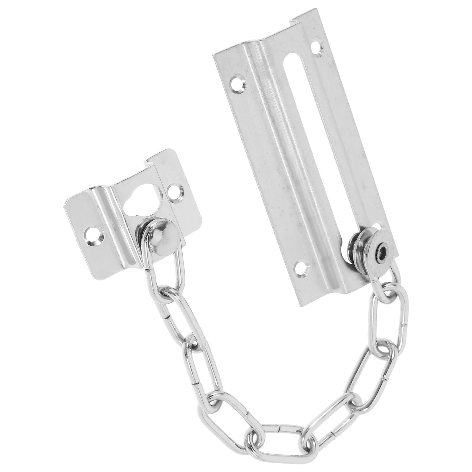 1pcs Door Security Chain Lock with Ventilation Viewing Function for Front Safety and Travel Use Metal Latch for Door