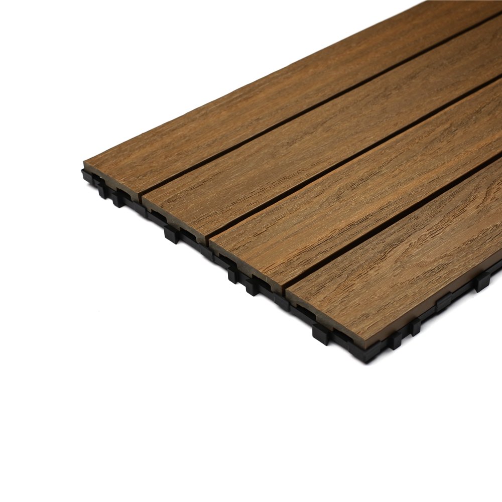 TK-24 NewTechWood 12-in x 24-in Spanish Walnut Painted Composite