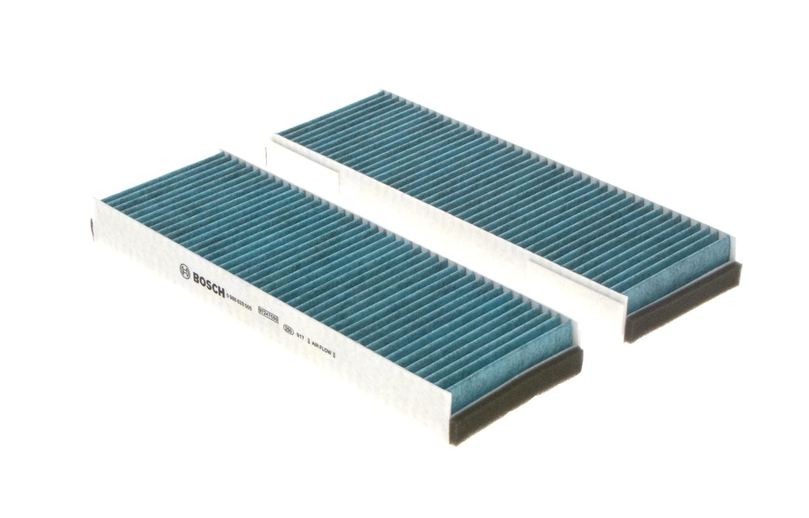 Bosch A8505 - Filtre d'habitacle anti-odeurs et anti-bactérien Filter+ - filtre à poussière et à pollen