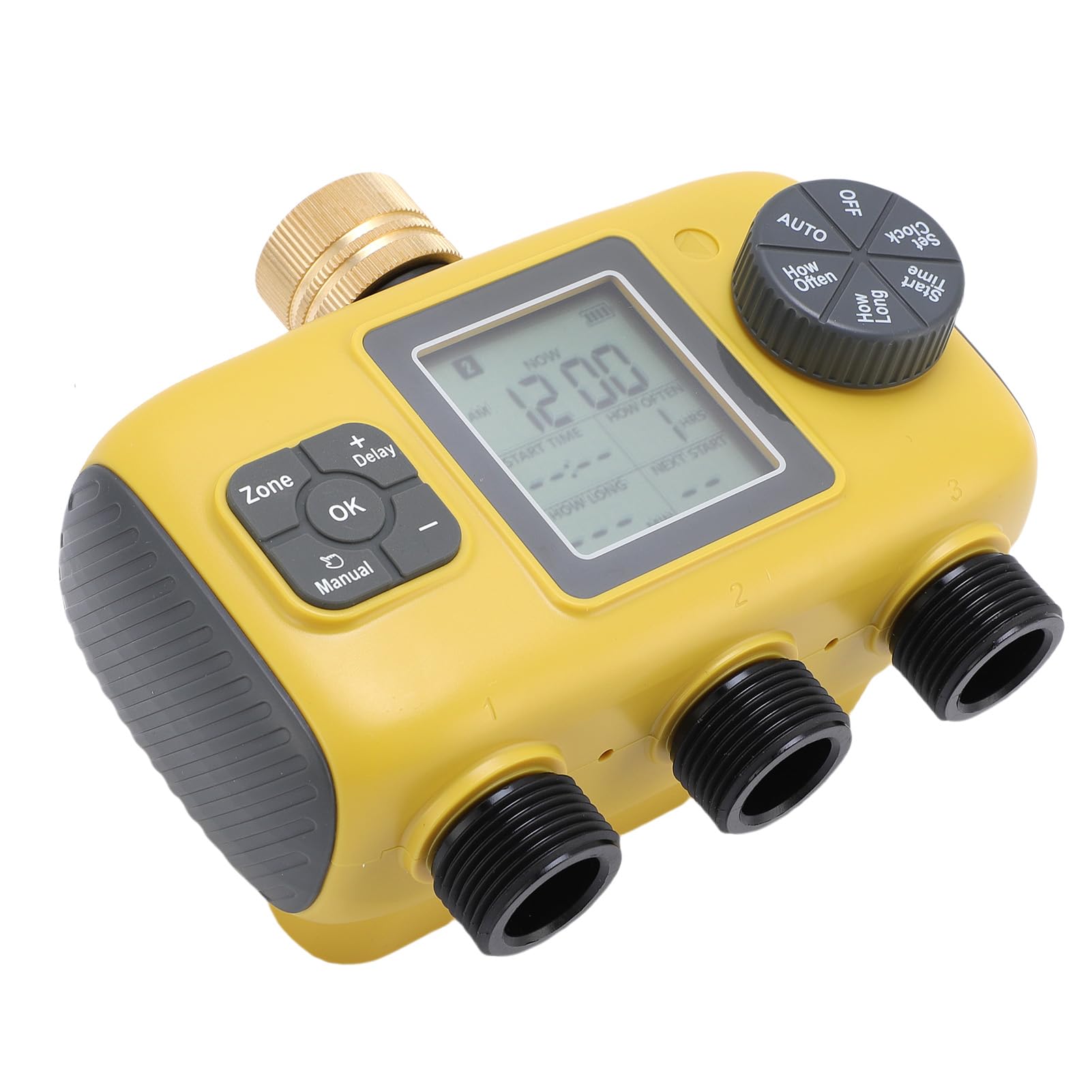 Temporizzatore per irrigazione, timer per rubinetto, timer programmabile per irrigazione con display LCD, funzione di temporizzazione intelligente per di irrigazione del prato da