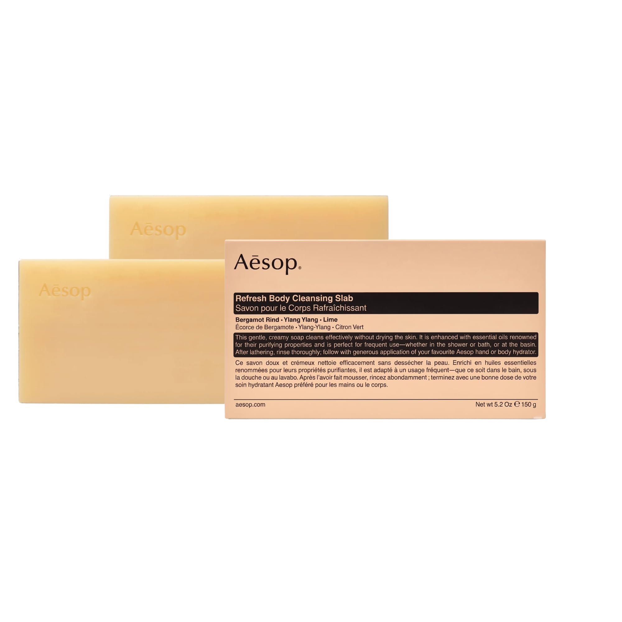 Amazon.com : Aesop Refresh Body Cleansing Slab | Non-Drying Gentle