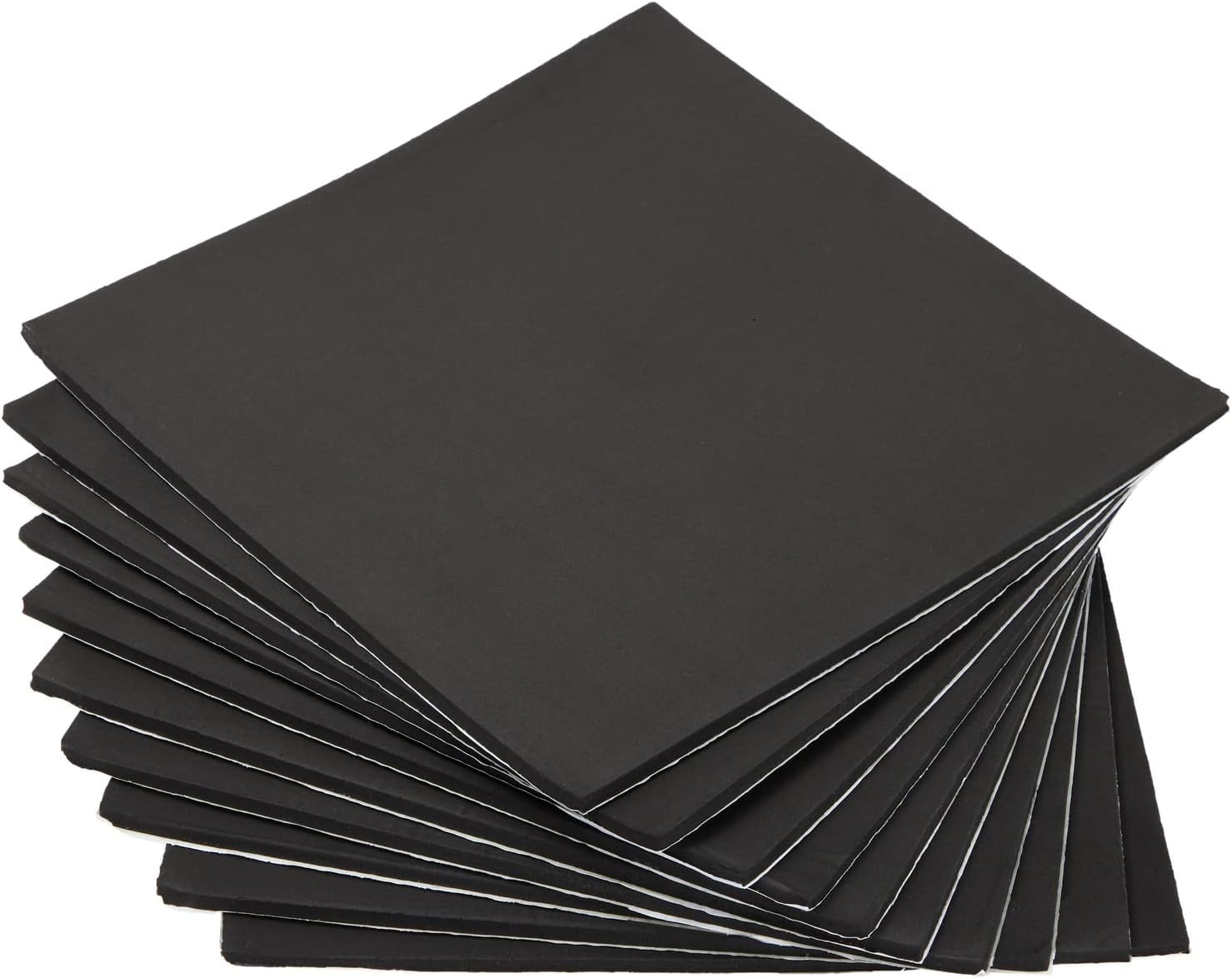 Neoprene Sponge Rubber Sheet W/Peel-Back Adhesive 1/4"Thk X 12
