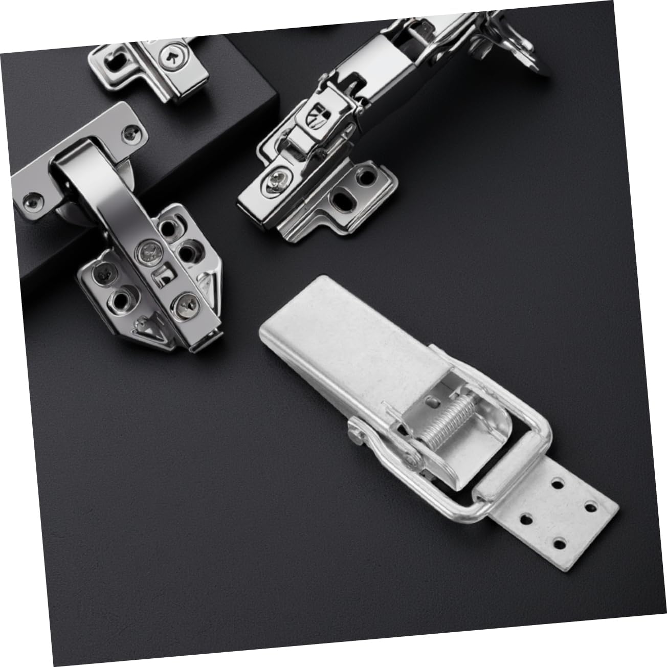 PRETYZOOM 2pcs Truck Accessory Galvanization Trailer Latch Carriage Buckle Lock Spring Latch Essential Security Hardware