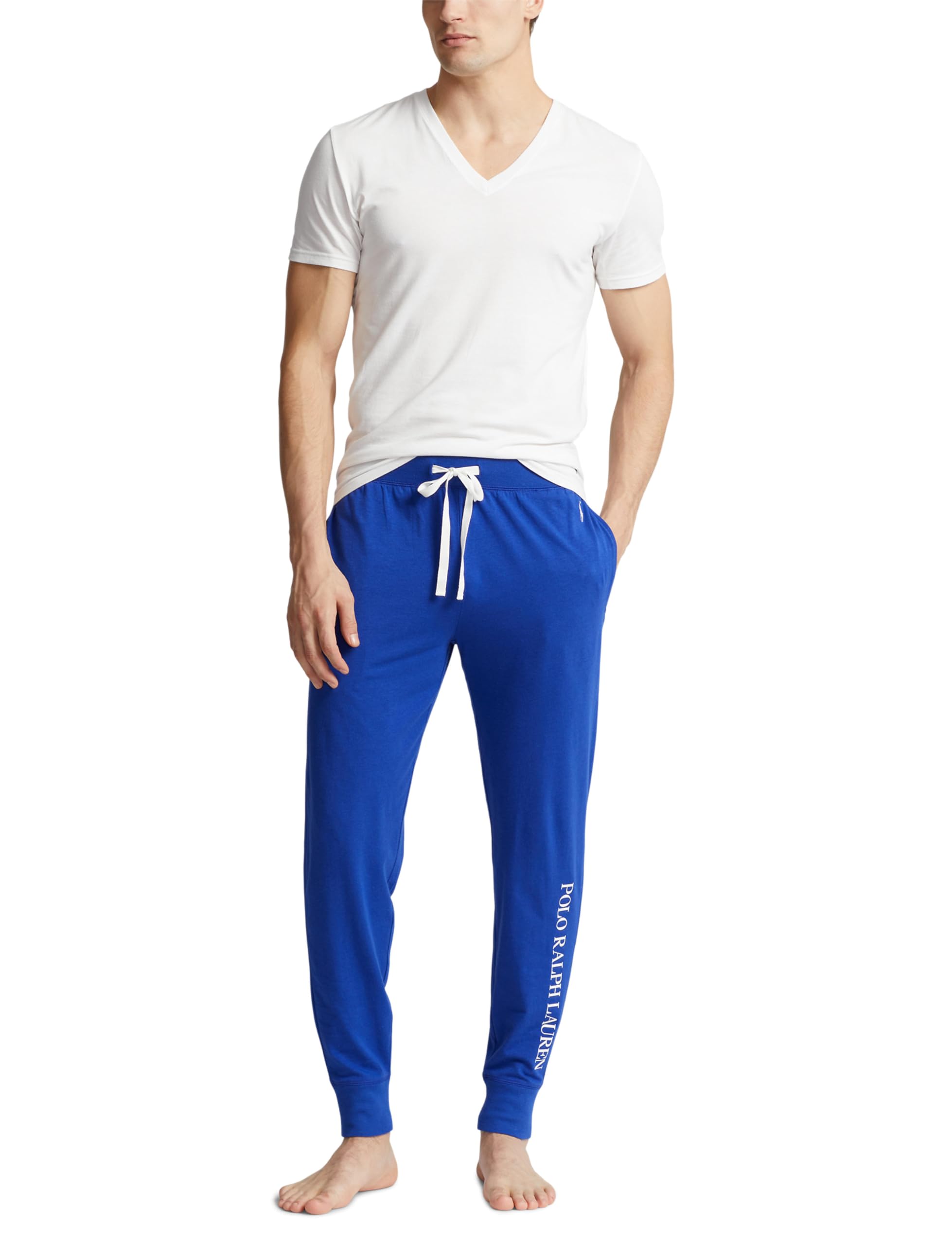 POLO RALPH LAUREN Herren-Unterhemden, 4D-Flex, kühlende Belüftung, Baumwoll-Modal, V-Ausschnitt