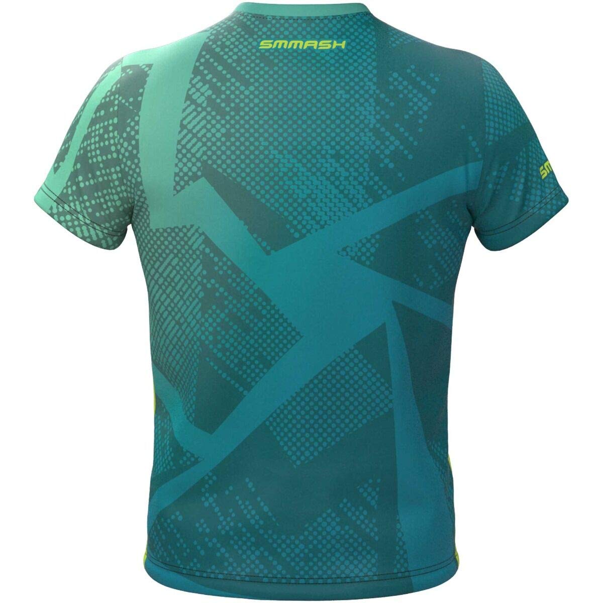 SMMASH Run Fluo Profesionalmente Camiseta de Running para Hombre Manga Corta, Compresión Corriendo Camiseta, Ocr, Outdoor, Material Transpirable y Antibacteriano