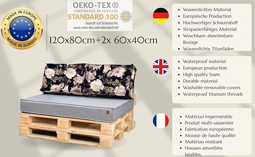 Bielik Cuscini per Pallet 120x80 Set per Divano