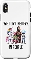 Vista 4 de Funda para iPhone 14 Unicornio Bigfoot Dinosaurio Alien Misteriosos Seres Legendarios