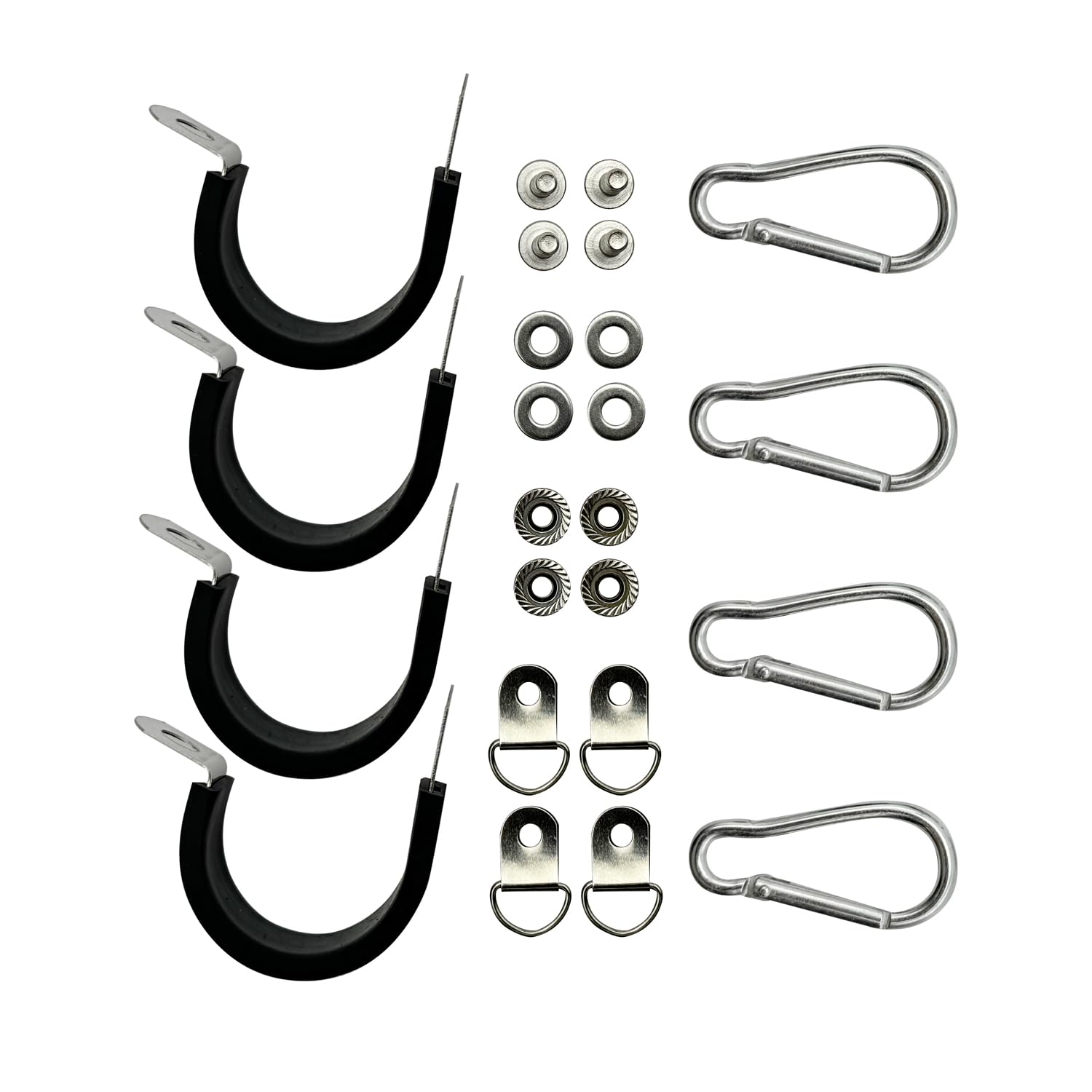 4PCS Flag Mount for led Whip Lights,Whips and Rocks Lights, Fit Diameter 1.9cm to 2.2cm 5150 LED Whip light Poles for UTV ATV Can-Am Polaris RZR SXS