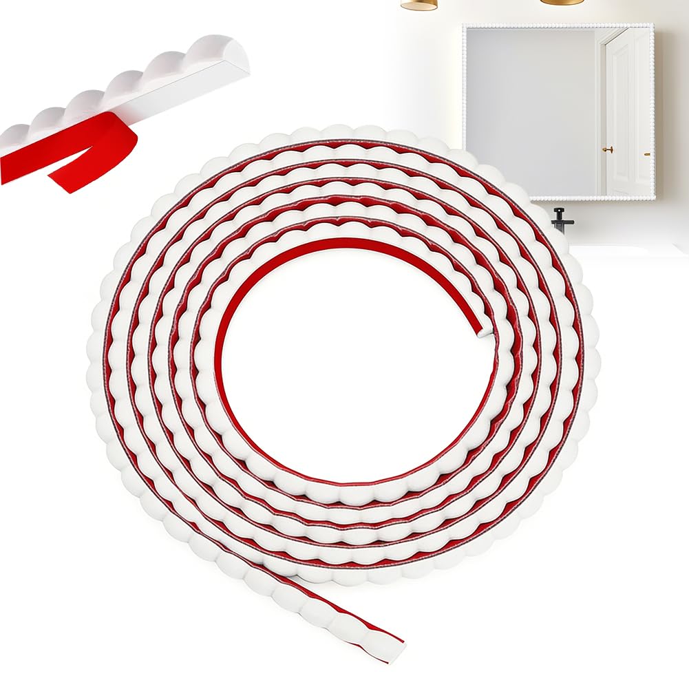 Moulure autocollante flexible 3D perle pour masquer les imperfections de carrelage