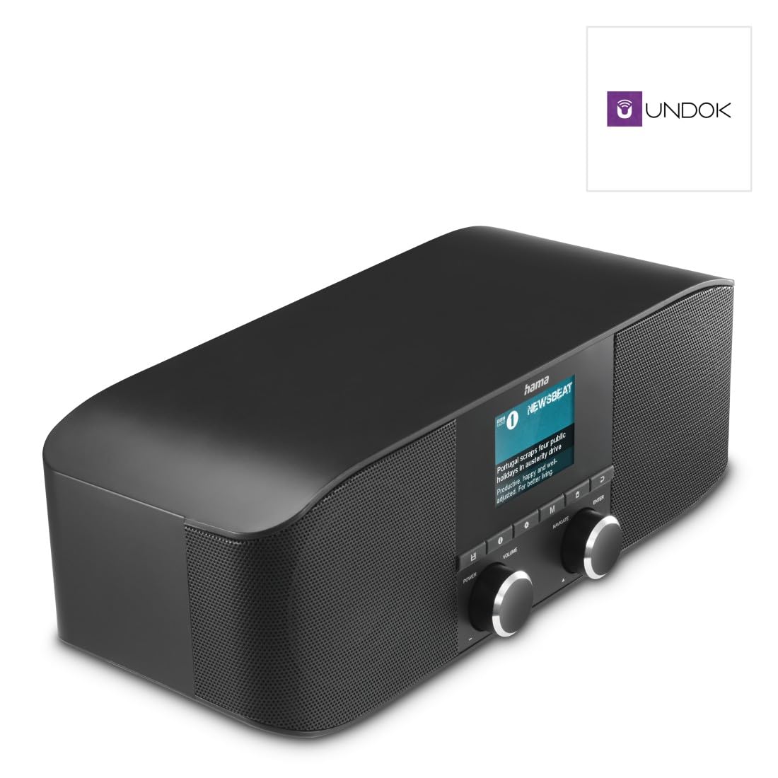 Hama Radio Internet WLAN DAB+ Bluetooth Sveglia Aux 3,5 mm FM Nero