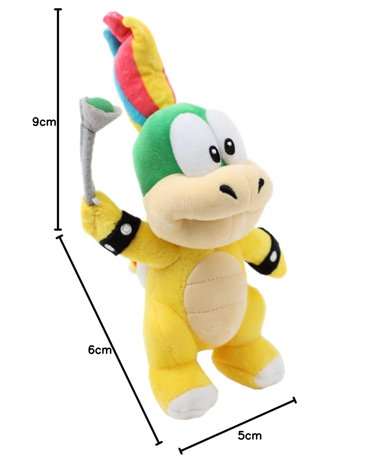 Anime Koopalings Larry Lemmy Iggy Wendy Ludwig Morton Roy Plüschtier King Bowser Jr Koopa Gefüllte Tier Puppe 7-teiliges Set