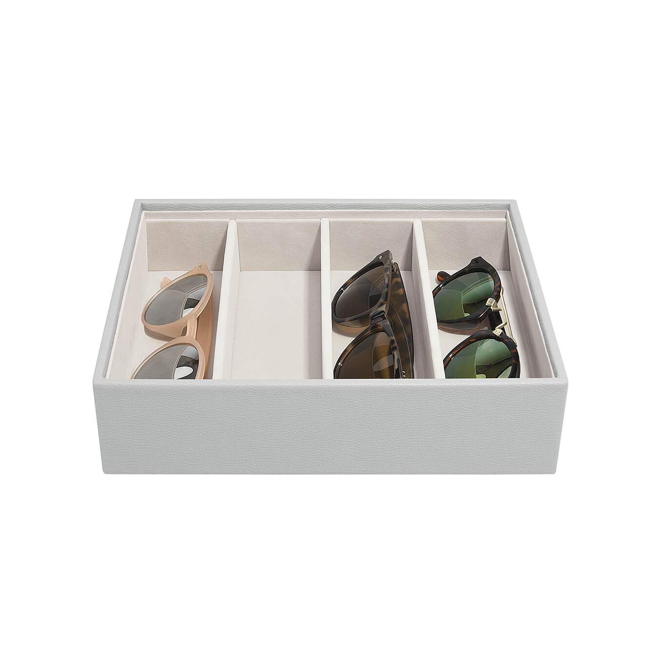 StackersStackers Pebble Grey Classic Medium Jewellery Box Sunglasses Layer