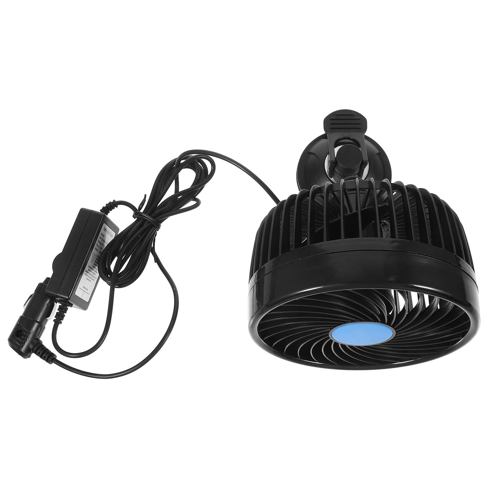 Zerodeko Ventilador de Coche Ventosa de 6 Pulgadas, 12v, Abs