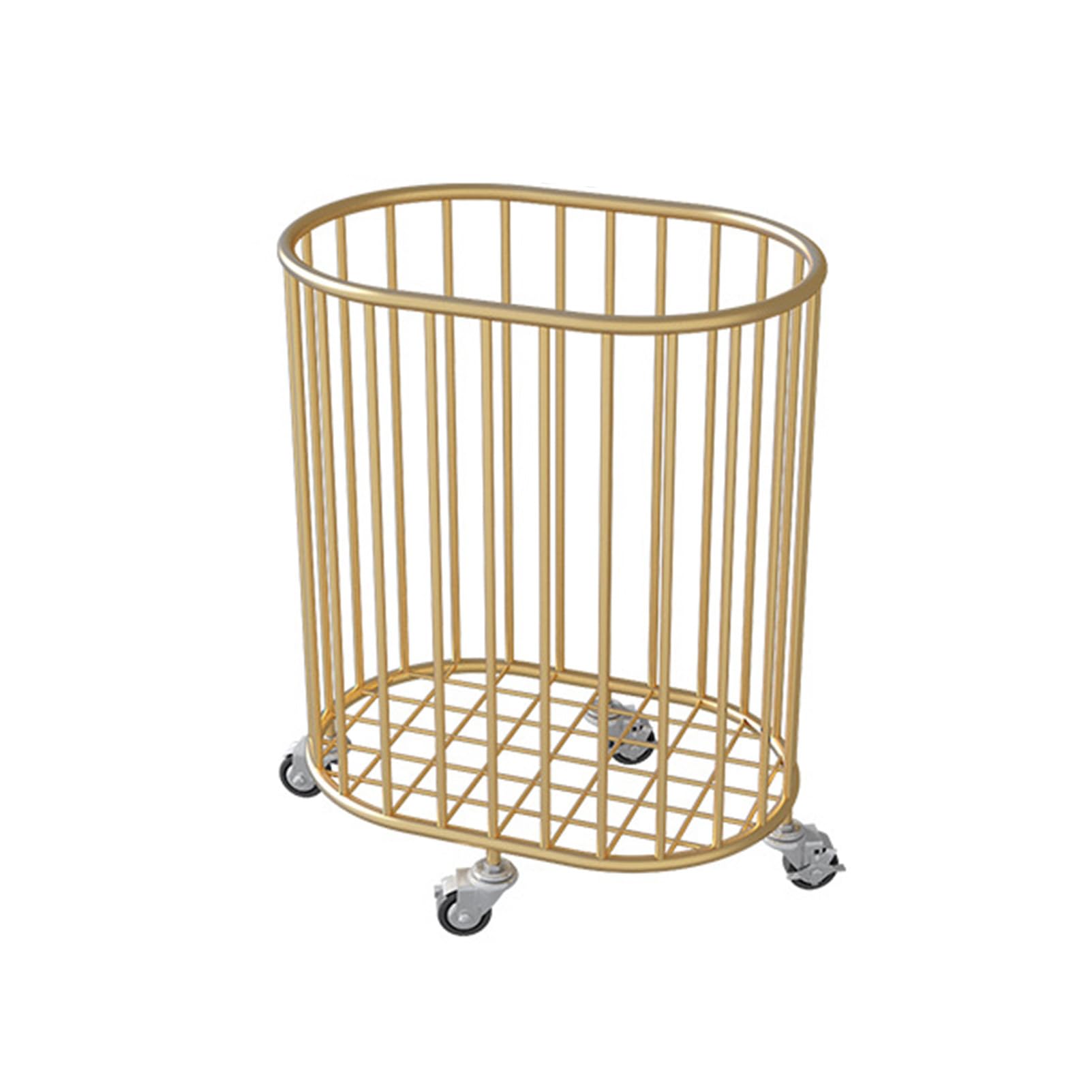 Scandinavian Dirty Clothes Storage Basket, Gold Laundry Basket, Iron Dirty Clothes Basket, Household Dirty Clothes Basket