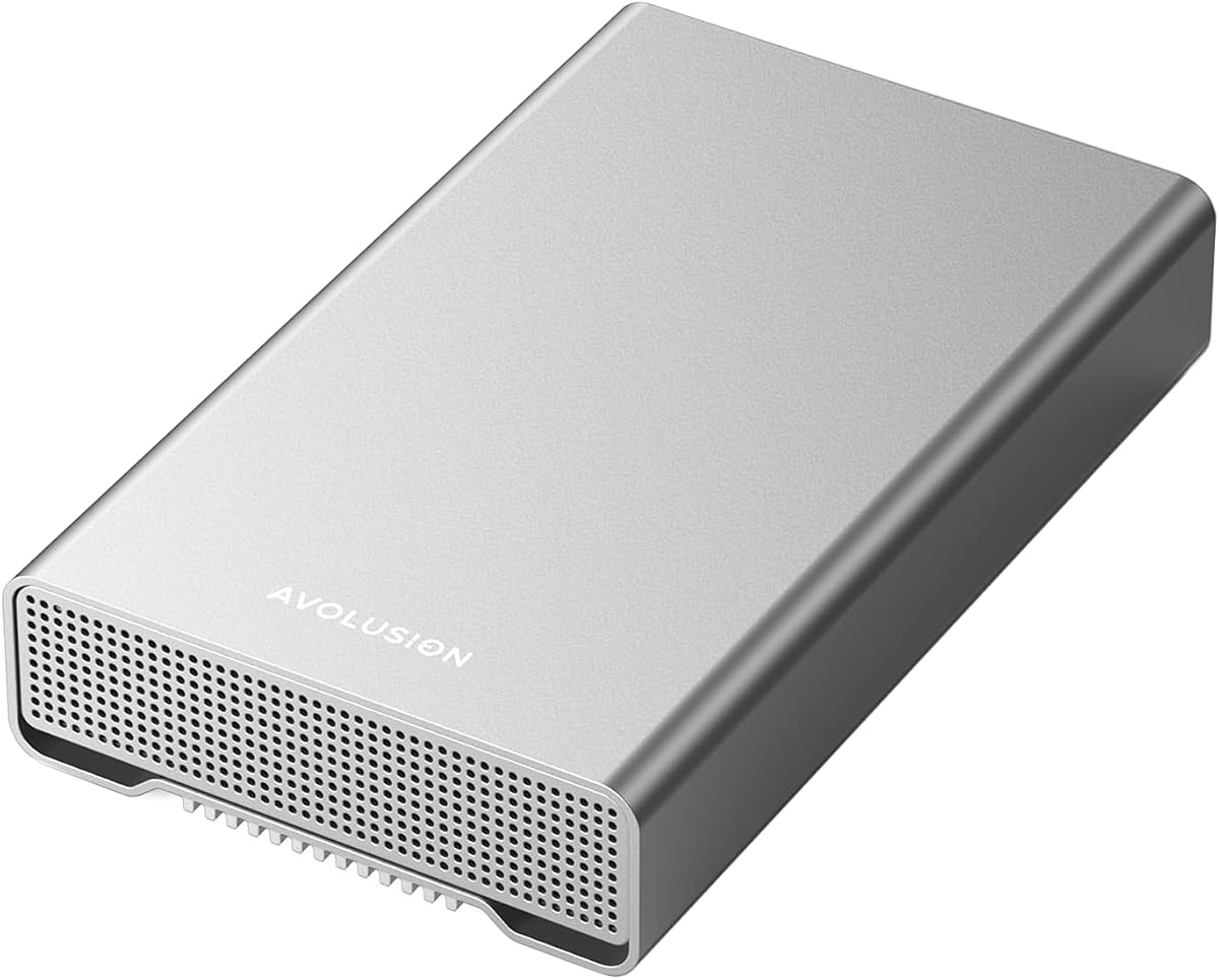 PRO-G2 14TB USB 3.2 Gen 2 (10Gbps) USB-C External Hard Drive for Windows/MacOS (Silver)