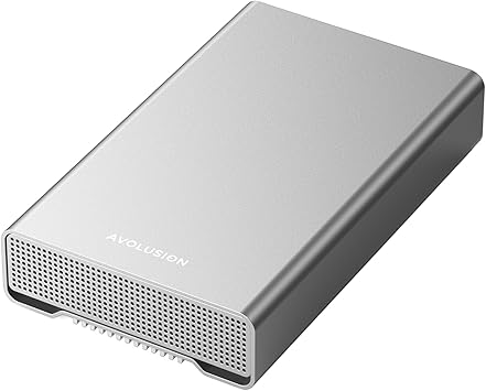 Avolusion PRO-G2 22TB USB 3.2 Gen 2 10Gbps External Hard Drive for Windows/MacOS Silver