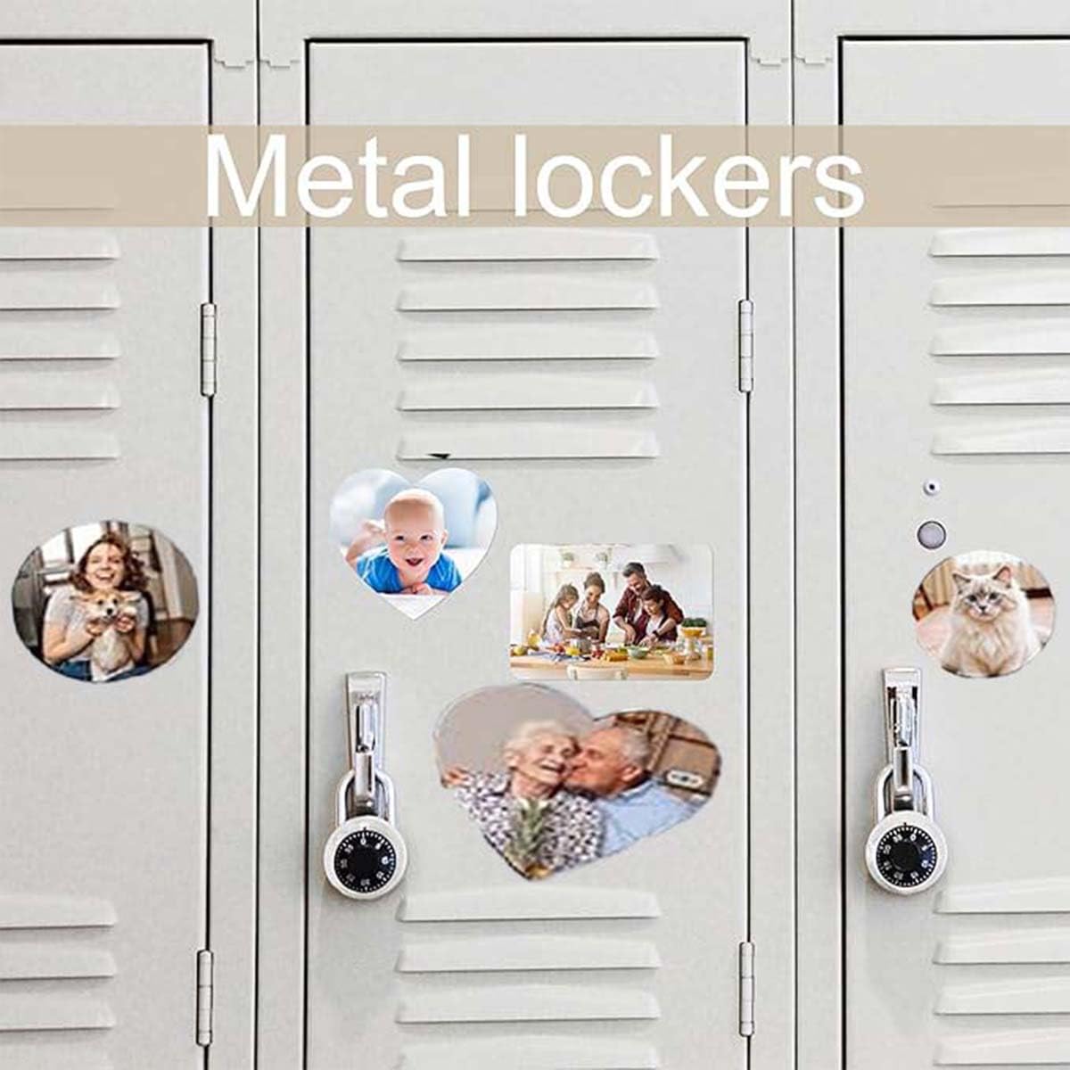Kundenspezifisches Foto Kühlschrankmagnet, personalisierte Geschenke für Paare Familie, Schließfachmagnete Reiseerinnerungen Kühlschrank Abziehbild, Home Kitchen Dekorationen (10 Stück)