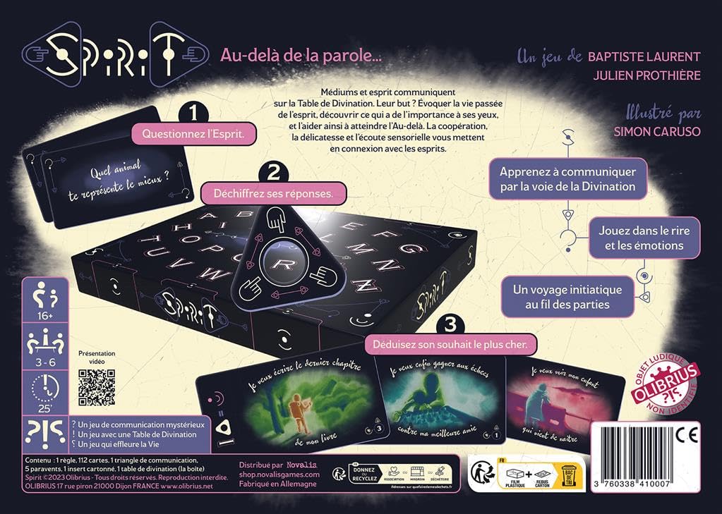 Olibrius Spirit - Board Game - For 3 to 6 Players - 16 Years and Up - French Version, Medium - Image 3