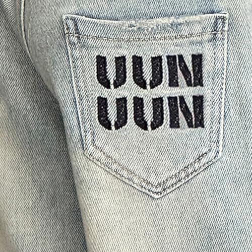 Toddler Girl's Boot Cut Jeans Solid Casual Low Rise Y2k Streetwear Pocket Side Girls Size 7 Clothes2