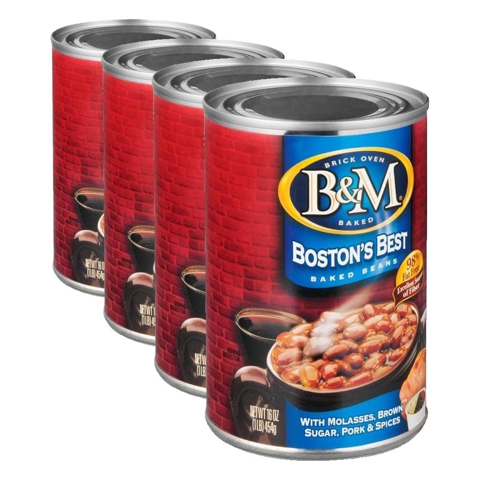Image of B&M Boston's Best Baked Beans, 16 Ounce (Pack of 4)