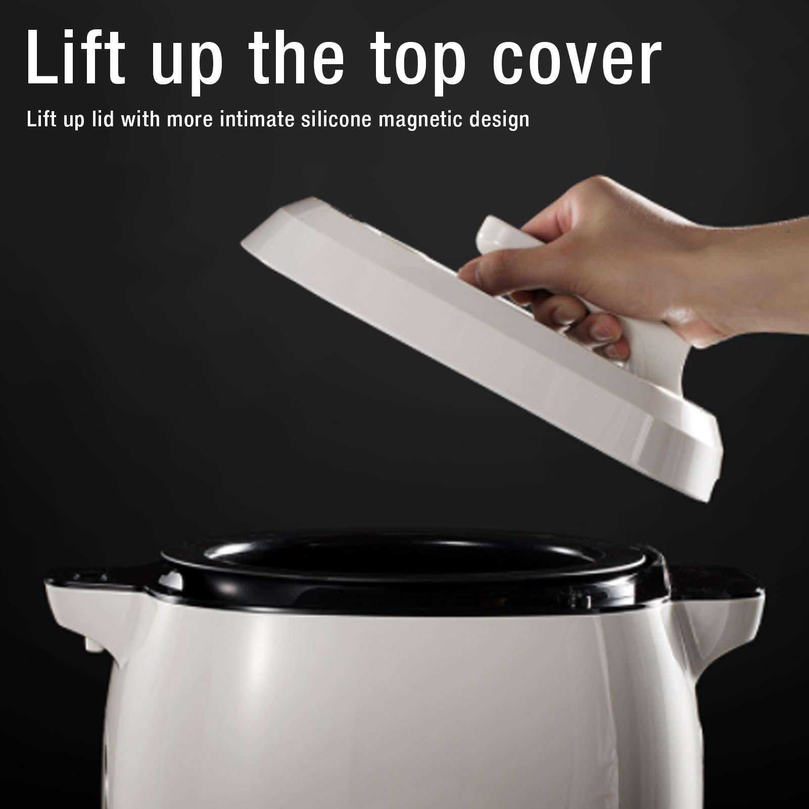 Automatic Cooking Machine, 6L Rotating Stir Fry Pot with IH Electromagnetic Heating Technology, 360 Degree Rotation for Frying (US Plug 110V)