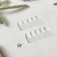 Vista 5 de 30 botellas vacías de plástico exprimible con cuentagotas de 0.1 fl oz, blanco, 1.8 pulgadas de diámetro, 4.2 pulgadas de longitud, plástico