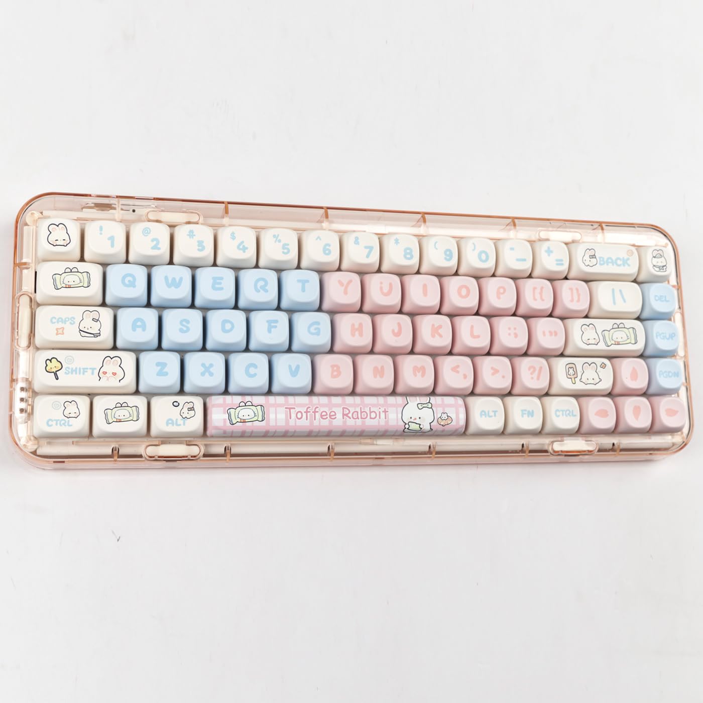 Amazon.com: Sumgsn Pink PBT Keycaps MOA Profile Cute Keycap Set