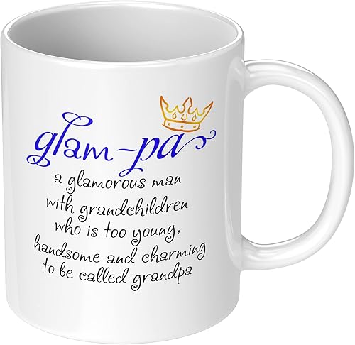 Miniatura 9 de Taza de café de cerámica divertida con tema de abuela, definición glamorosa, gran idea de regalo para el día de los abuelos, Navidad, regalo de