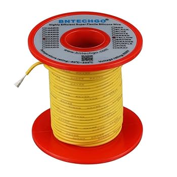 (未使用･未開封品)　BNTECHGO 14ゲージ シリコーンワイヤー 10フィート (黒5フィートと赤5フィート) 14 AWG シリコーンワイヤー 柔らか しなやか シリコーンワイヤー kmdlckf 中古】(未使用・未開封品) BNTECHGO 14ゲージ シリコーン
