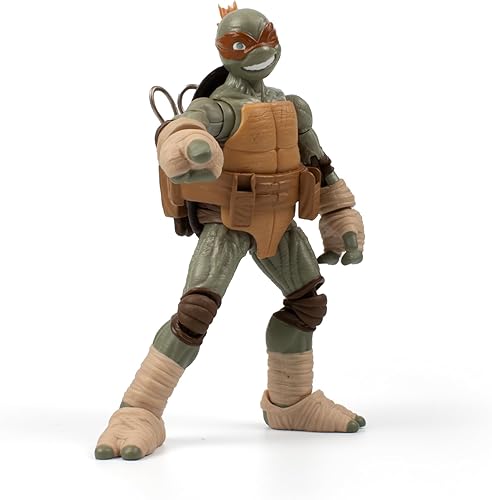 Miniatura 3 de Teenage Mutant Ninja Turtles BST AXN v2 IDW Inspirado Michelangelo Figura de acción de 5 pulgadas y edición limitada IDW Michelangelo Comic Book