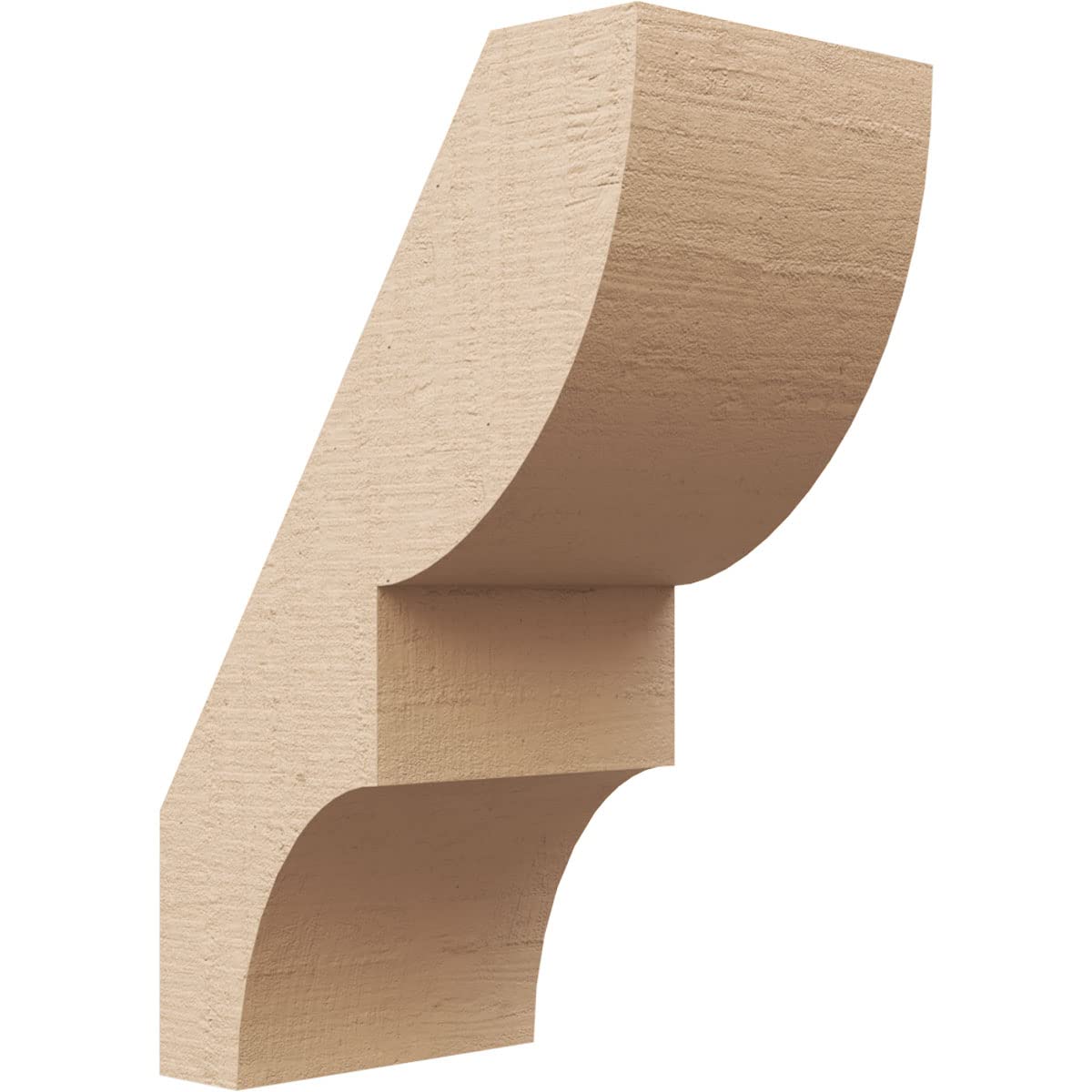 Timberthane Rough Cedar Faux Wood Ridgewood Knee Brace, 5