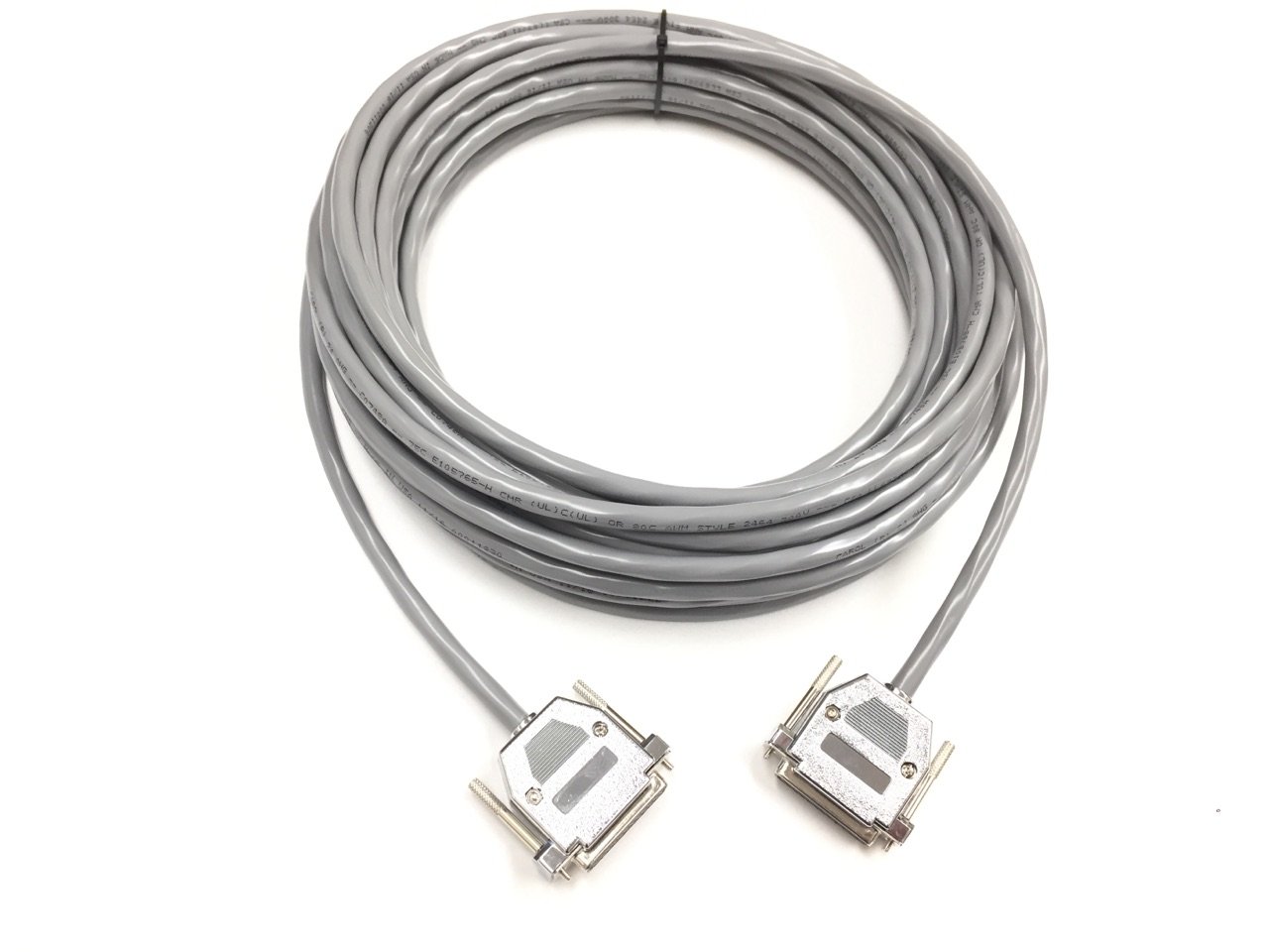 50ft DB25 Female to DB25 Female RS232 Extension Cable 24 AWG
