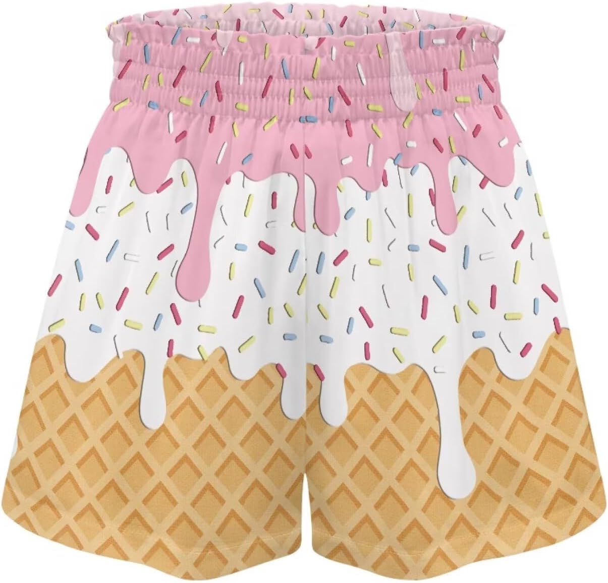 Girls Shorts 3-16Y Kids Athletic Shorts High Waist with Pockets