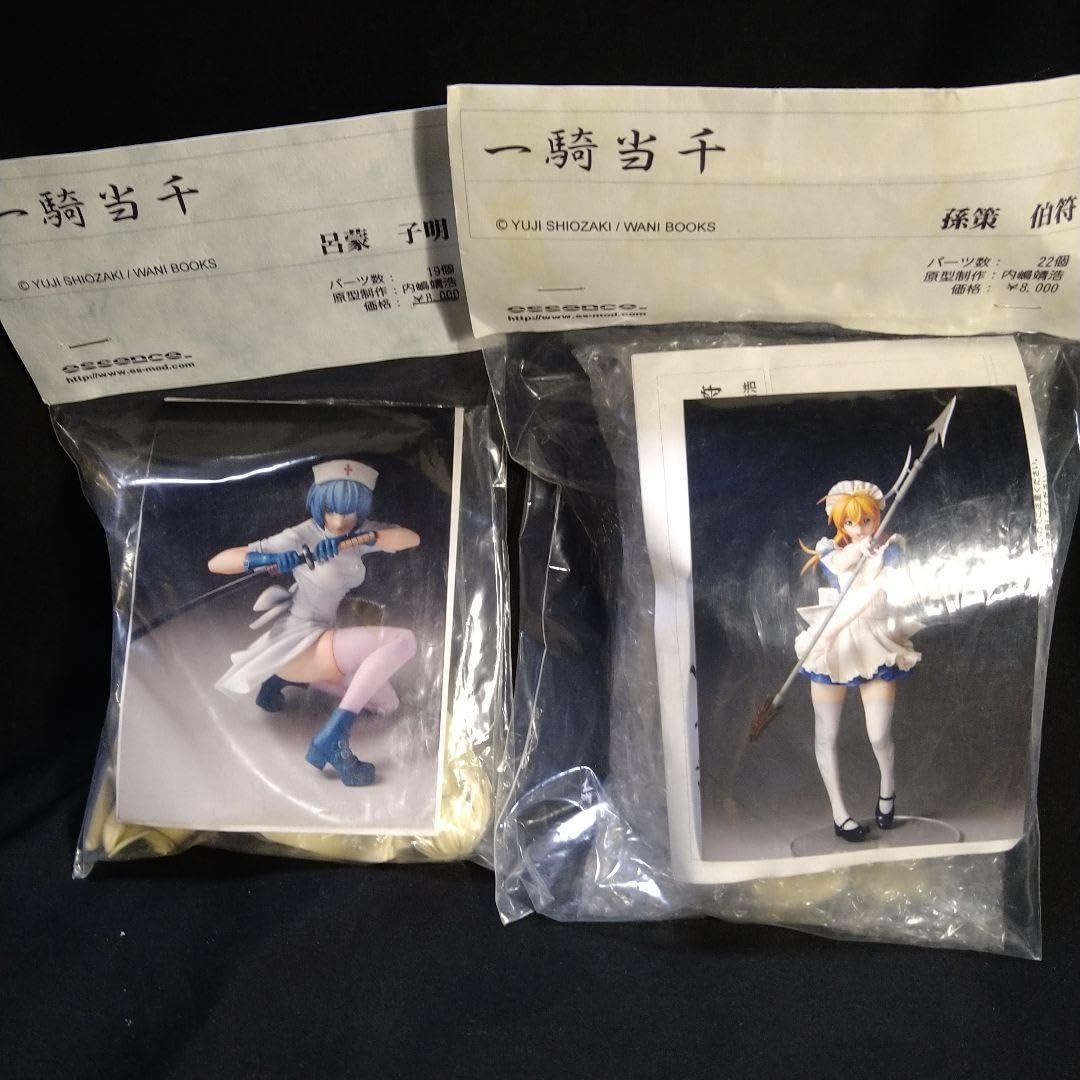 Amazon.co.jp: ガレージキット 一騎当千 呂蒙子明&孫策符伯 : ホビー