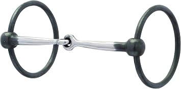 Weaver Equine Sweet Iron Loose Ring Snaffle Bit, 5"
