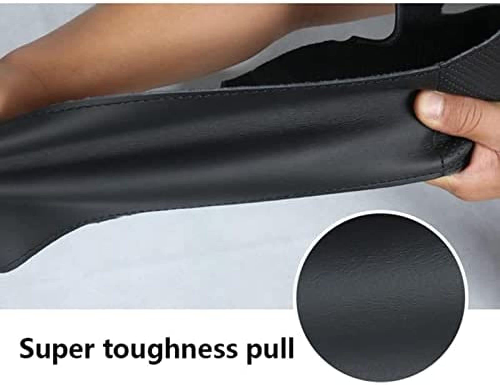 Handgenähter Leder-Lenkradbezug Schwarz Für Audi - Atmungsaktiv & Rutschfest