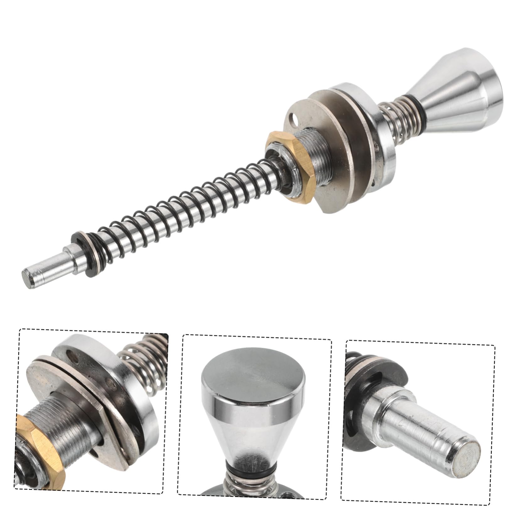 BESTonZON Tige de Flipper en Alliage Argenté, Grand Design Robuste pour Machine à Balles Jouet Arcade, Accessoire Essentiel Améliorant L'expérience de Jeu Unique