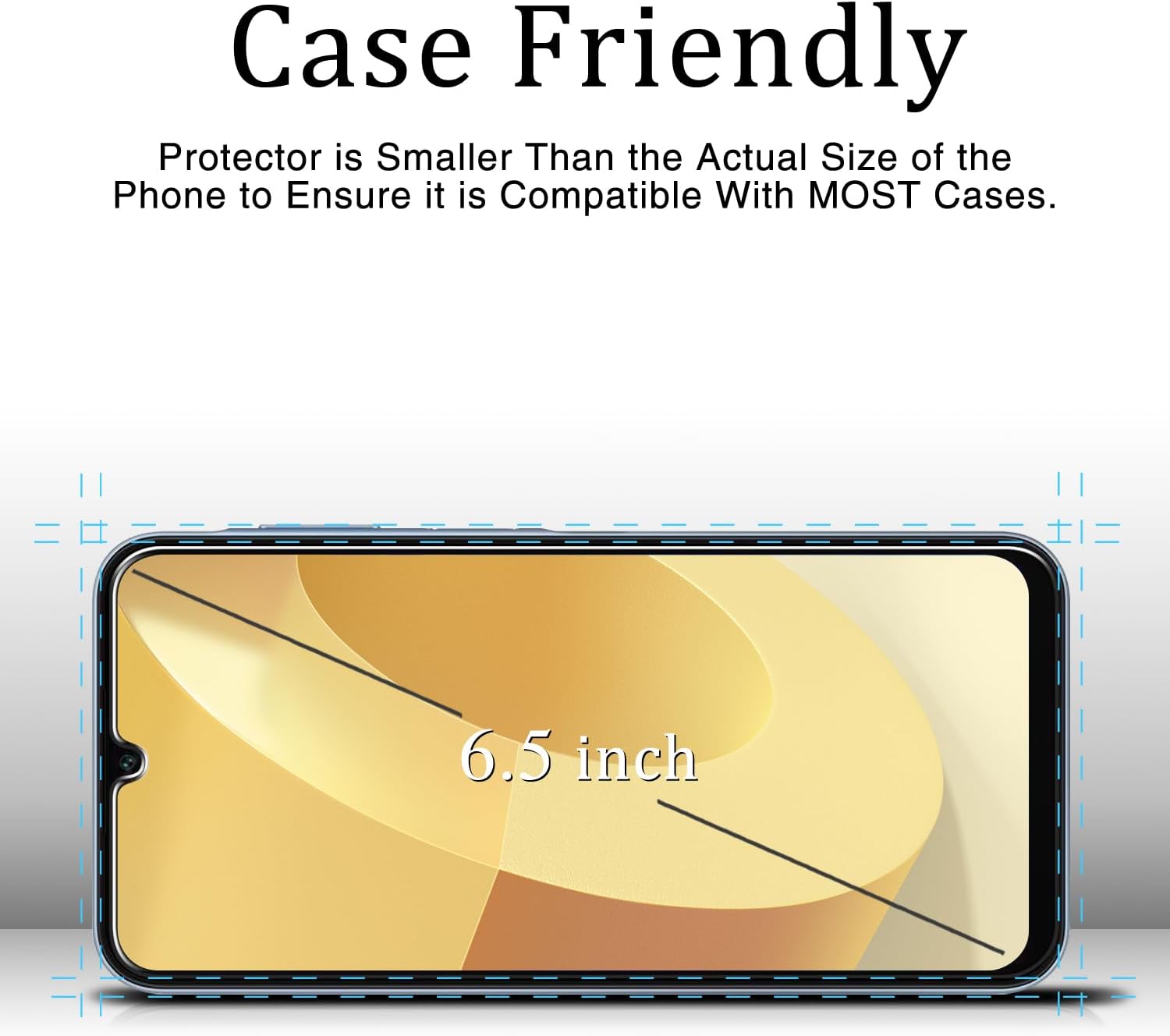 KAREEN 2-Pack Screen Protector for Samsung Galaxy A15 5G Tempered Glass, Anti Scratch, Bubble Free, 9H Hardness, Easy to Install thumbnail