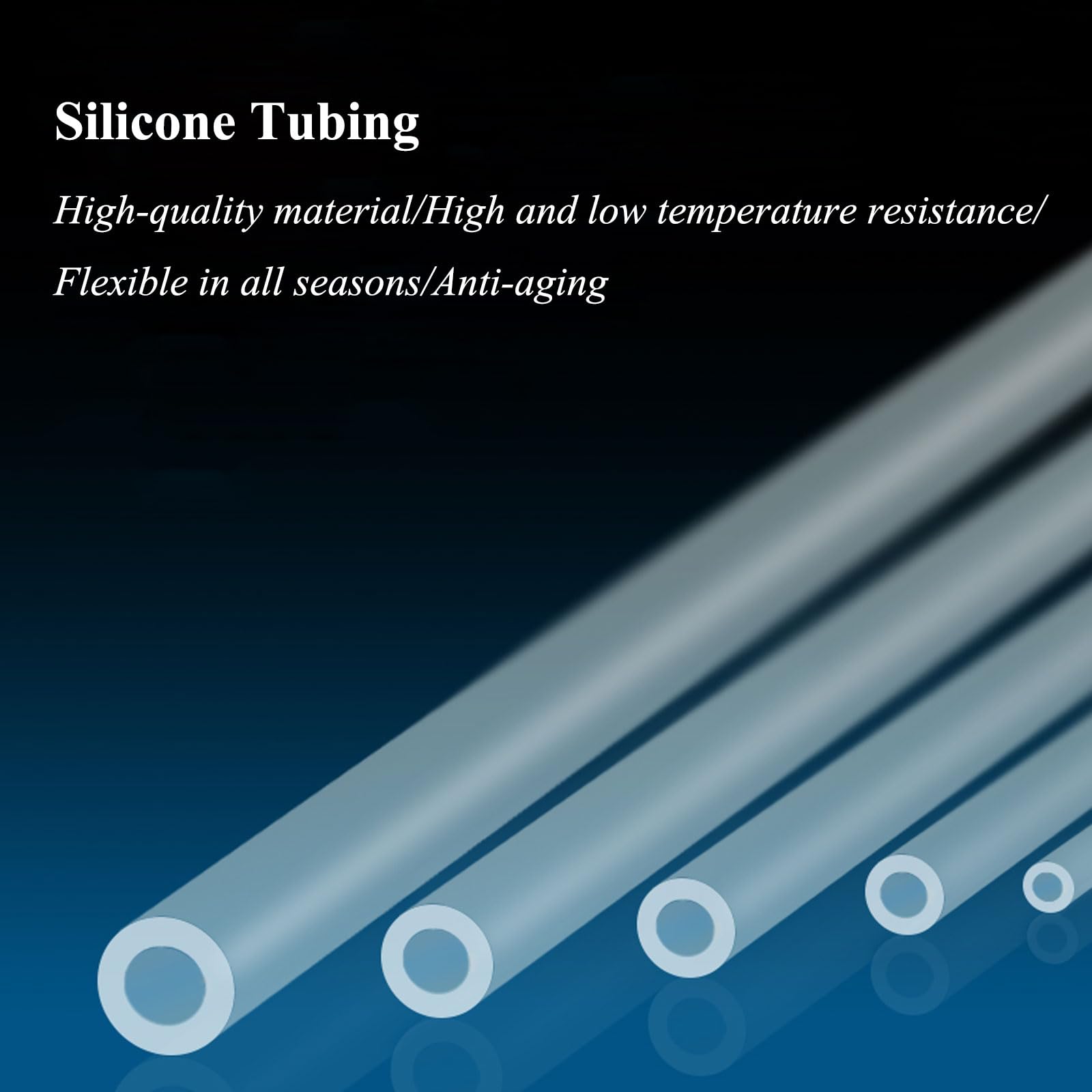 Tubo de goma de silicona flexible transparente, tubo de silicona de 7 mm de diámetro interior de 12 a 25 mm de diámetro exterior de 1 m de longitud (13 mm x 7 mm)
