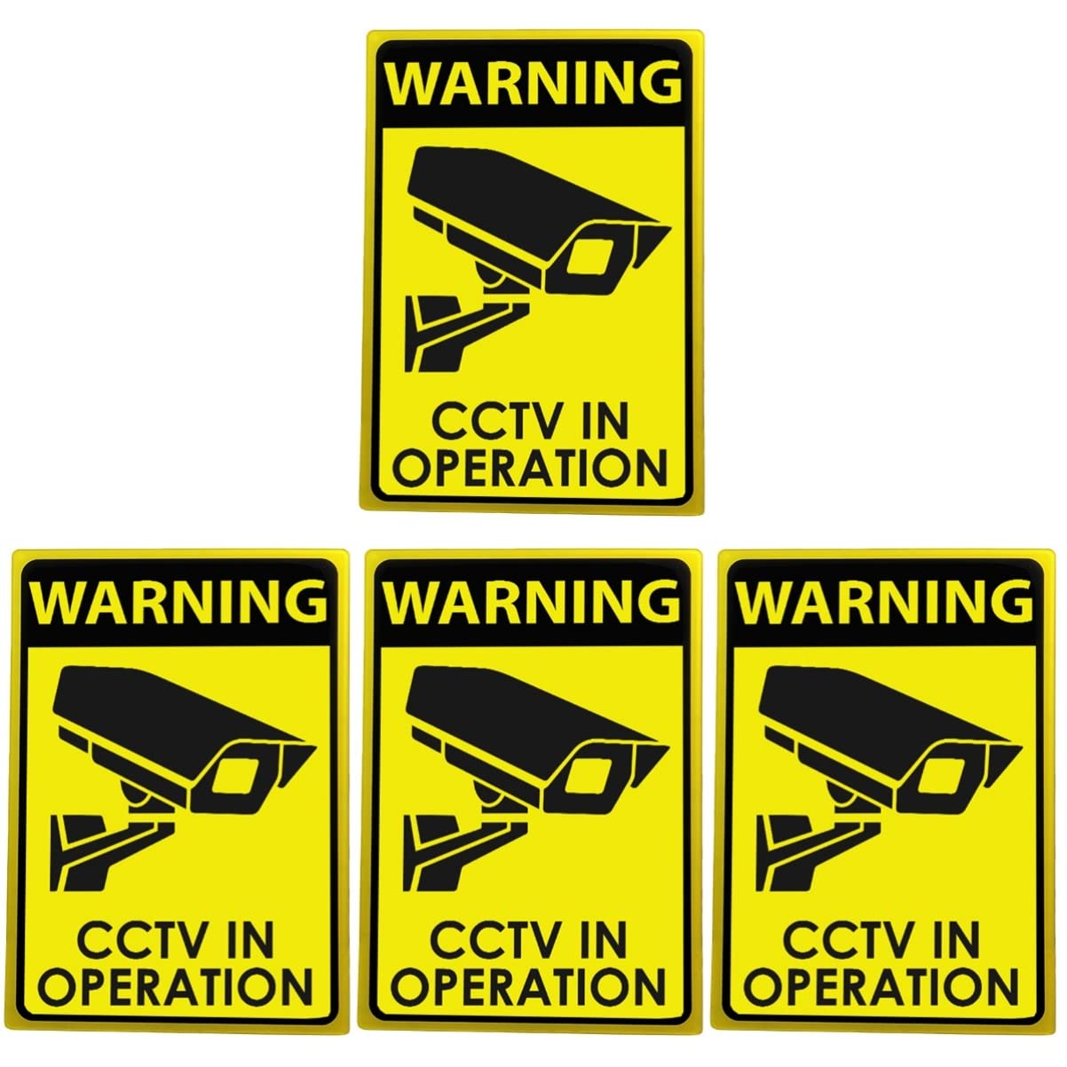 Buy Hemobllo 4 pack Video Surveillance Sign monitoring warning signs