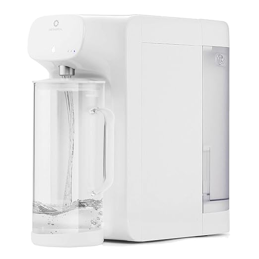 Airthereal Reverse Osmosis Countertop Water Filter with Premium Glass Pitcher -