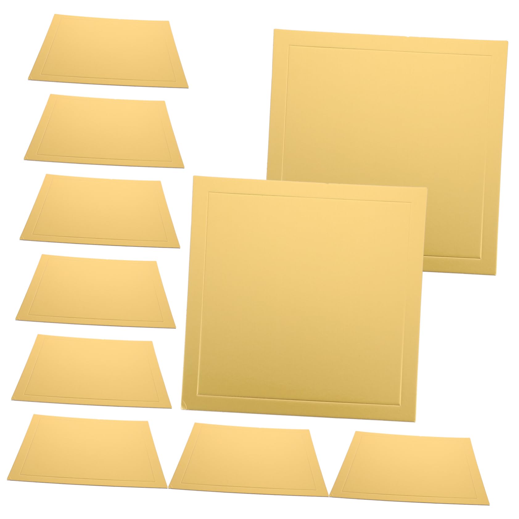 LABRIMP 5 Pièces Plateaux à Gâteau Carrés Épaissis Base Carton pour Décoration de Gâteaux