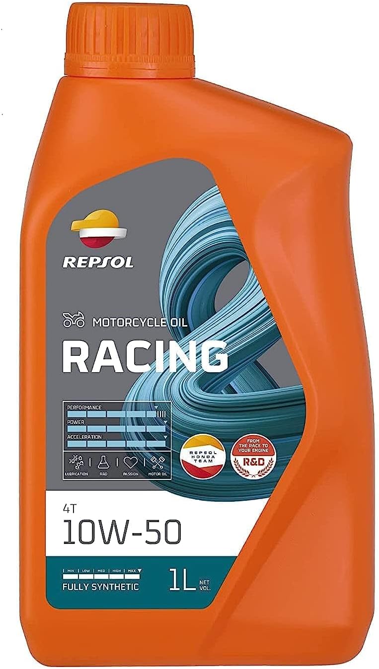 Amazon 007428 REPSOL レプソル 2輪車用オイル RACING 4T 10W50 1Lボトル 全合成油 JASO