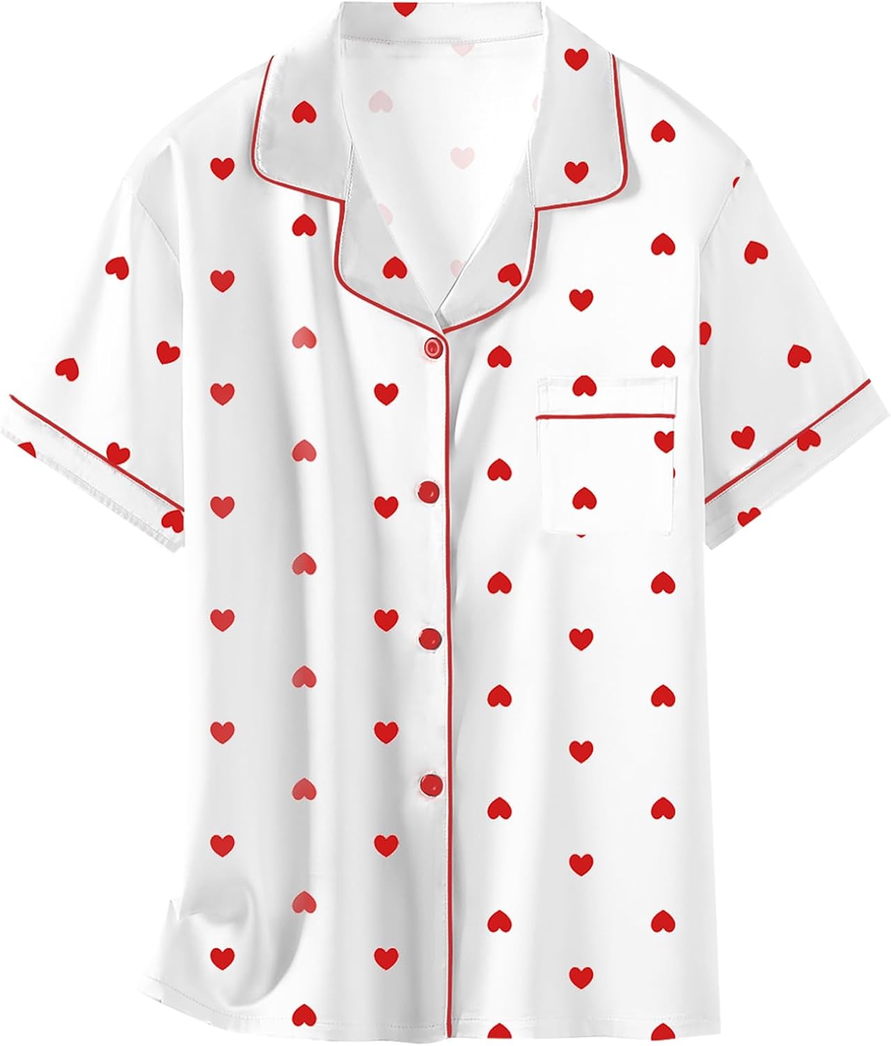 Schbbbta Girls Womens Pajamas, Satin Silky Pjs Set Kids 2Pcs Button-Down Nightwear Sleepwear Gift for Mommy and me - Image 8